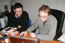 Maxime Jose Bron et Jean-Benoît Milan suivent mois après mois les comptes d‘Amperelec33